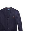 Polo Ralph Lauren Einfarbiger Woll-Cardigan-Pullover mit gesticktem Logo für Herren Pullover 710849443-001