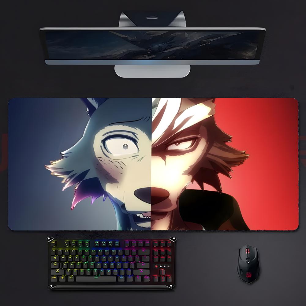 Cute Warm Anime BBeastars Mouse Pad Mousepad Large Gaming Lockedge Thickened Pc Table Desk Mat