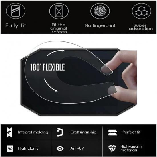 Motorcycle Screen Protection Film for Loncin VOGE Valico DS 900X DS900X DSX DS 900 X Dashboard ProtectionMotorcycle Accessories Scratch Cluster