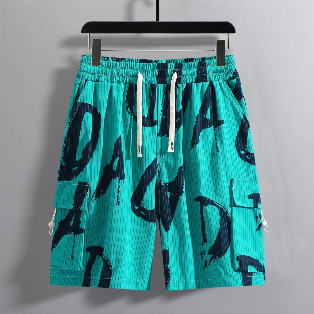 Men's Plus Size Workwear Cotton Shorts Summer Casual Oversized Elastic Waist Mid-Length 6XL-12XL