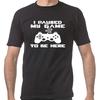 Funny I Paused My Game To Be Here Graphic Tshirts Unisex Unisexs Fashion Casual Tshirt 100 Cotton Loose Oversized Gaming T Shirt
