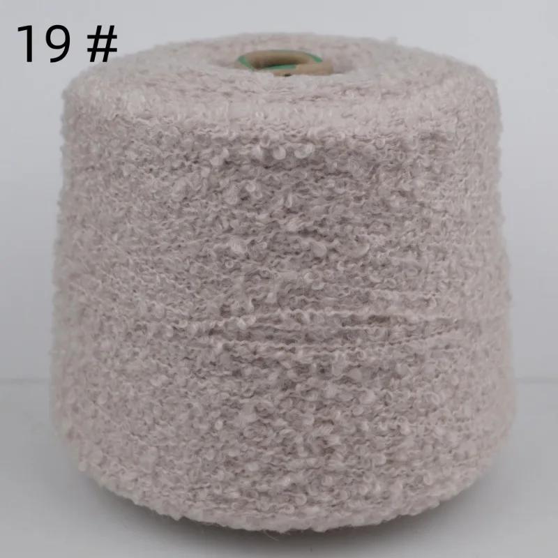 200g 460m Hand-braided Alpaca Loop Wool Yarn Thread Hand Knitting Wool Crochet Yarn for DIY Sweater Soft Smooth Yarn