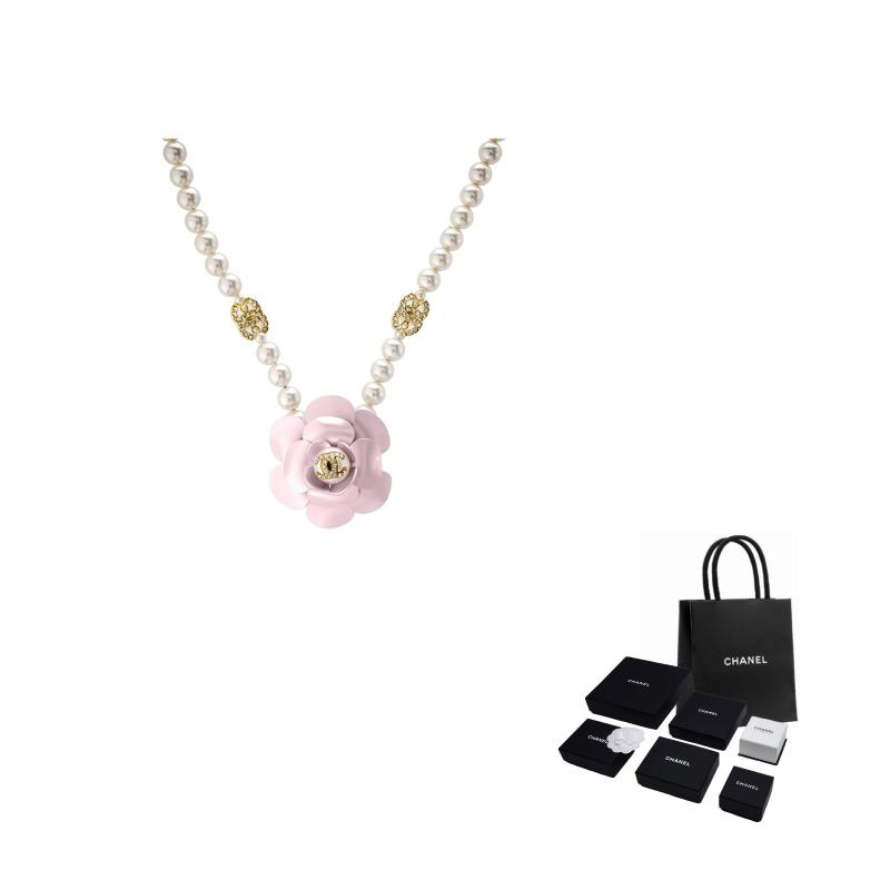 

CHANEL [23 early spring style] classic fashion metal necklace women s style золотий