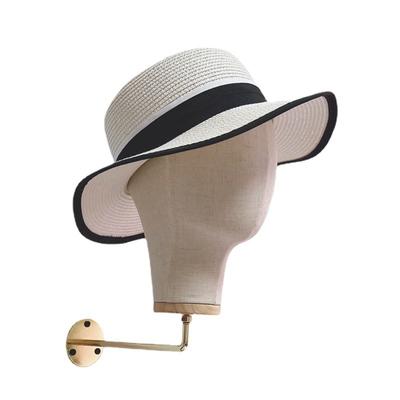 Mannequin Tête Perruque Chapeau Présentoir Affichage Cheveux Chapeaux Extensions de Cheveux Support Chapeau Robuste Présentoir pour Maison Salon et Voyage Débutant