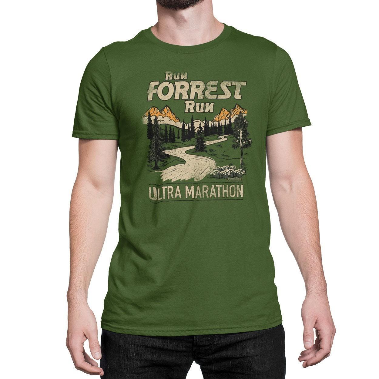Officially Licensed Forrest Gump Run forrest run Ultra Marathon Mens T-Shirt L