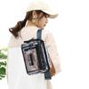 Waterproof Chest Bag Transparent Multi Layer Shoulder Bag Waist Pack Adjustable Shoulder Strap Makeup Bag Running Hiking Travel