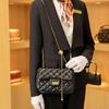 Spring and Summer New Metal Ball One Shoulder Crossbody Diamond Chain Bag Square Fat Small Bag Popular Women's Bag Korean Version