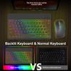 Backlight Bluetooth Keyboard Mouse Suitable for Ipad Tablet Magic Control Keyboard 10 Inch