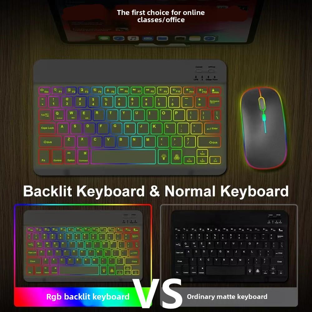 Backlight Bluetooth Keyboard Mouse Suitable for Ipad Tablet Magic Control Keyboard 10 Inch