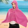 Summer Quick-Dry Hooded Beach Cape: Stylish, Lightweight Sun Protection