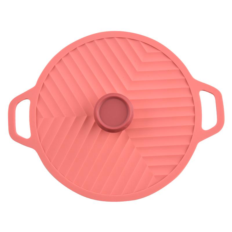 Silicone Food-Grade Heat-Resistant Lid: Anti-Scald, Anti-Spill, Fresh-Keeping and Sealing for Tableware & Bowls.