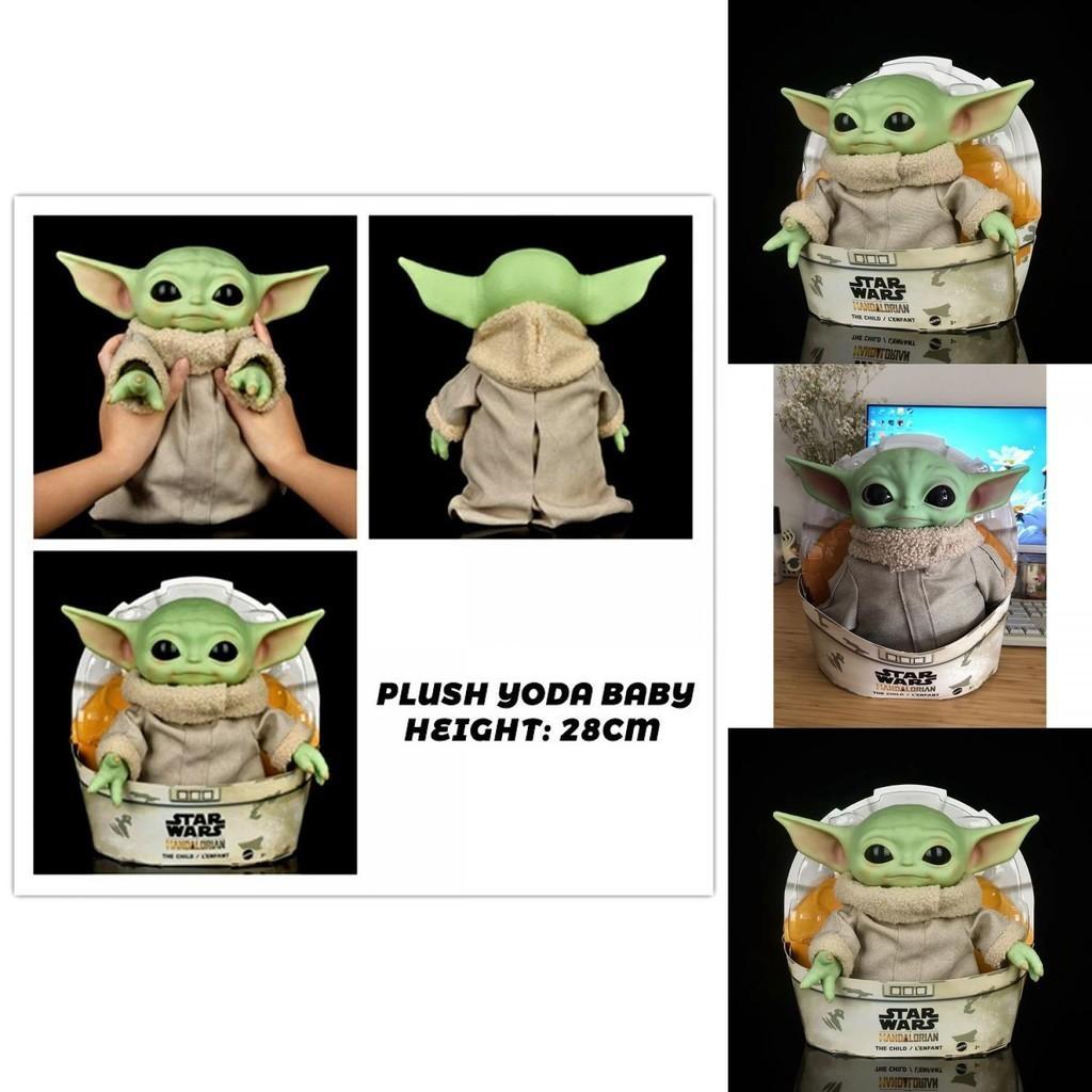 11in Star Wars Mandalorian Yoda Baby Grogu Plush Doll Perfect For Collectors And Decor