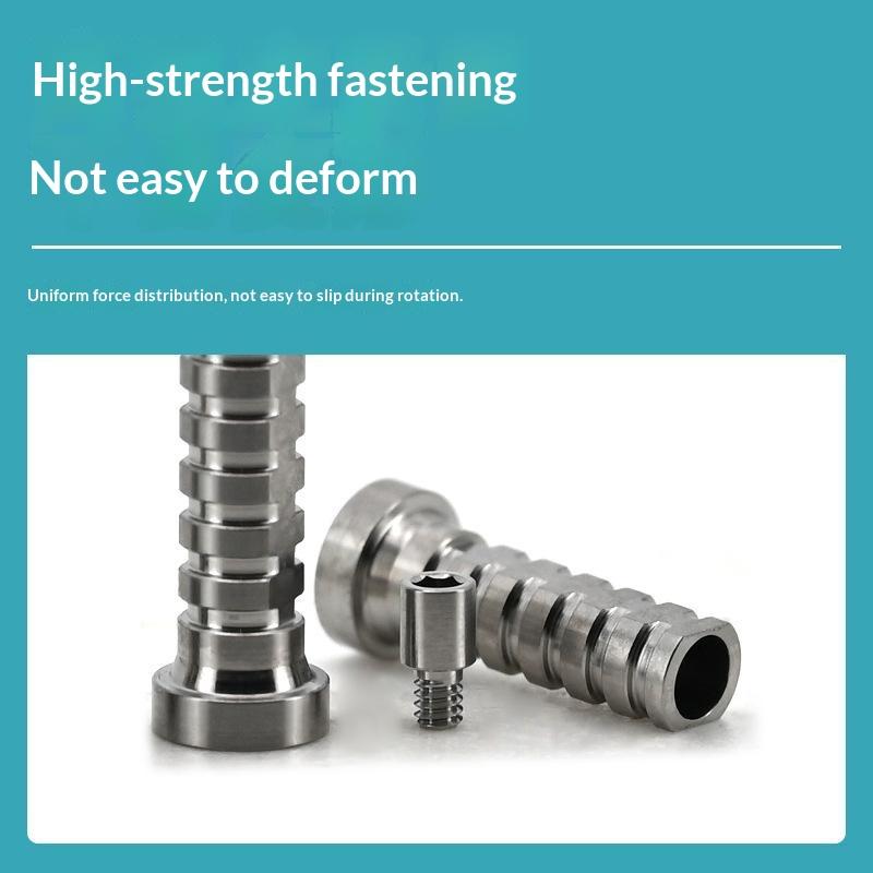 1 Set Prosthetic Screw Retained Abutment Lab Accessories Temporary Cylinder For Multi-Unit Abutment For Nobel Biocare