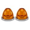 1/2Pcs LED Watermelon Wheel Lamps under Glow Side Lights Enhanced Visibility Safety Semi Truck Trailer Marker Lights