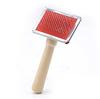 Pet Comb Wood  Massage Cute Hair Remover Cat Dog Brush for Grooming Bamboo Mini Rubber Custom Small Fine Needle