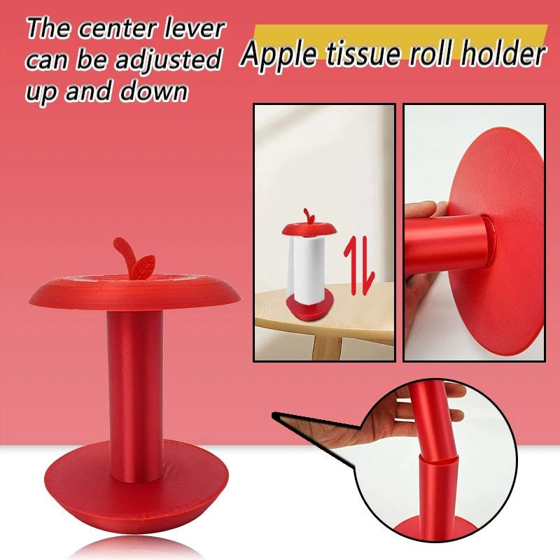 Creative And Interesting Apple-Shaped Tissue Roll Rack Plastic Handicrafts Household Kitchen Bathroom Tissue Racks Decor Tool красный 1500₽