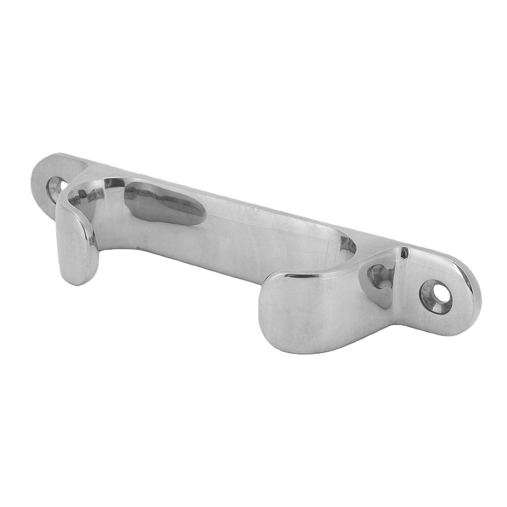 2PCS 6in Straight Bow Chock 316 Stainless Steel Mirror Polished Line Cleat Chock for Yacht
