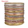 European-American Retro Snake-Shaped Alloy Bangle: Women's Exaggerated Twisted Wrap Animal Bracelet Armlet Cuff.