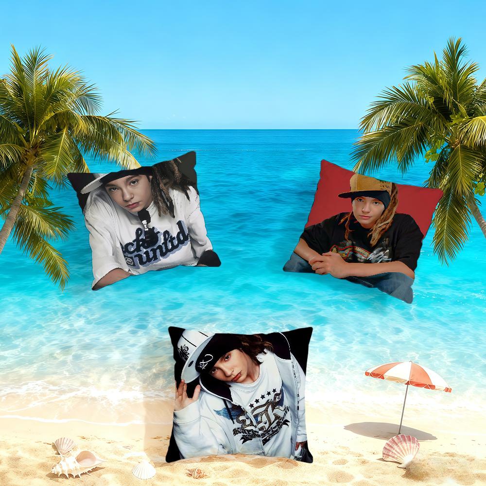Singer T-Tom Kaulitz Cushion Cover Home Office Convenient Nordic Simplicity Hit With Zipper Cushion Cover