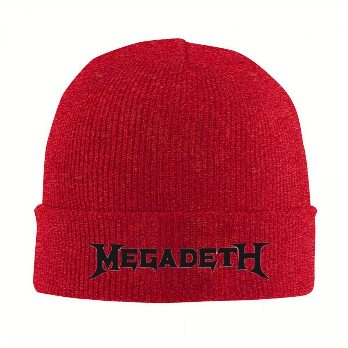 Megadeths Buyar Вязаная Шапка Женская Мужская Шапка-Бини Осень Зима Шапка Хип-Хоп Металл Рок-Группа Теплая Шапка-Дыня
