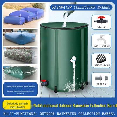 Cross-Border Rainwater Collection Barrels for Farmland & Garden Irrigation, Drought-Resistant Water Storage Bags.