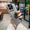 Goddess Rhinestone Glitter Case with Magnetic Ring for iPhone 13/14 Pro Max