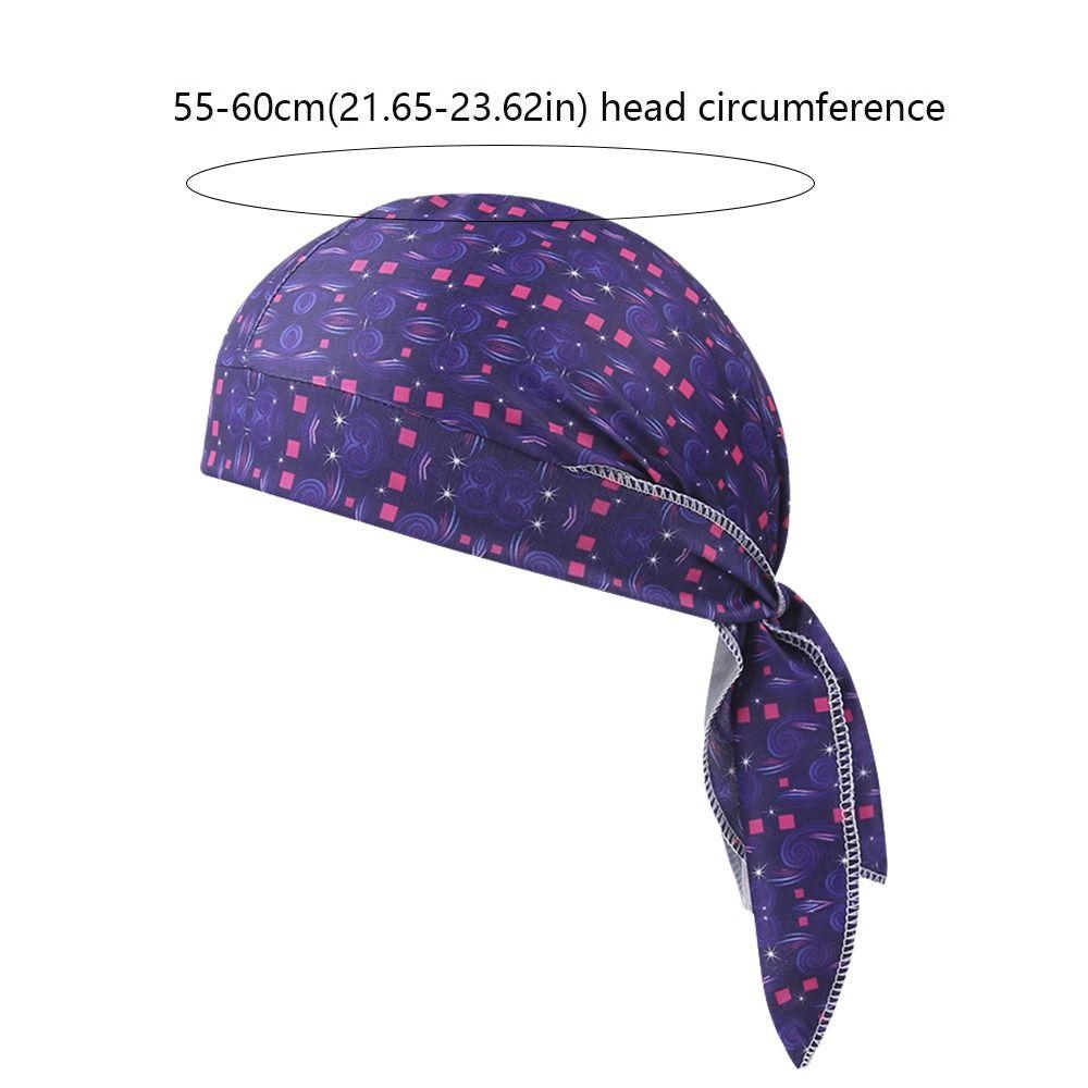 Quick Dry Bandana Headscarf Paisley Print Cycling Head Wrap Fashion Accessory Hijab Caps Sports