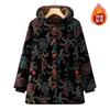 New Winter Cotton-padded Clothes with Velvet To Keep Warm, Wife Winter Cotton-padded Jackets with Hooded Old Thick Clothes