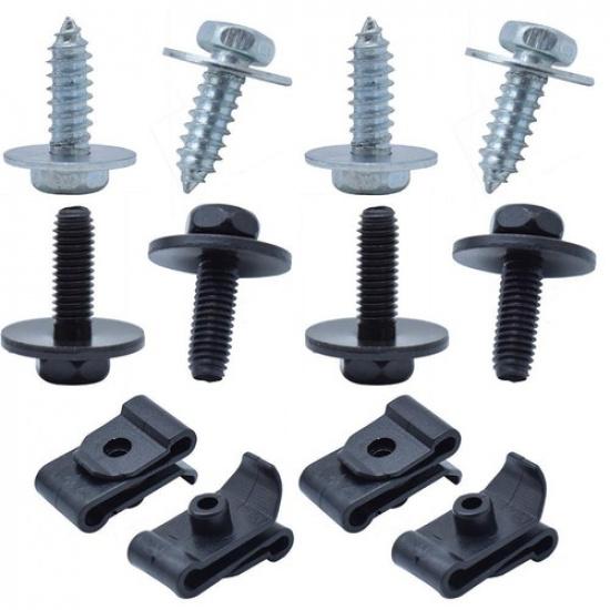 50Pcs Engine Shield Splash Fender Bumper Screw Clips Rivet Fastener Fits Toyota