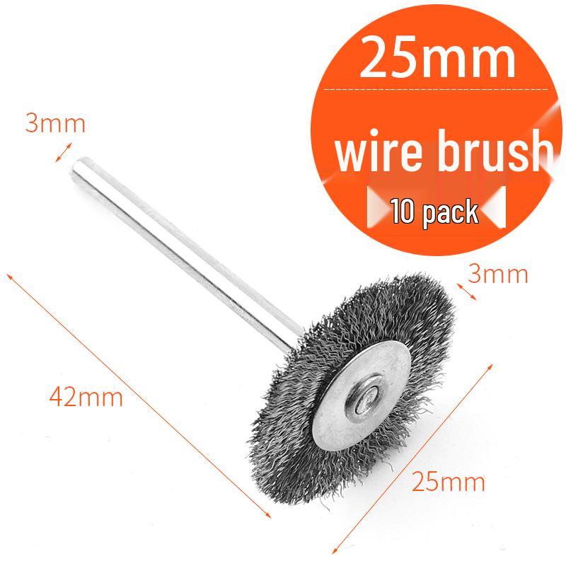 Steel Wire Brush Head for Electric Grinder – Copper Polishing & Walnut/Wood/Bodhi Cleaning Tool