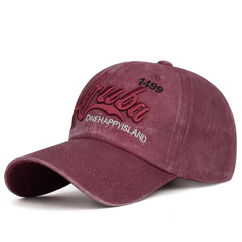 ZHENYUEQI Unisex Washed Vintage Embroidered Baseball Cap Adjustable