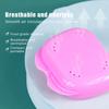 Retainer Box for Teeth Mouthguard Dental Denture Case Portable Storage for  Sports Use