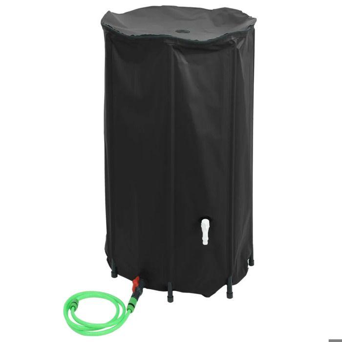 Réservoir d'eau - vidaXL - 1000 L - PVC - Pliable - Avec robinet