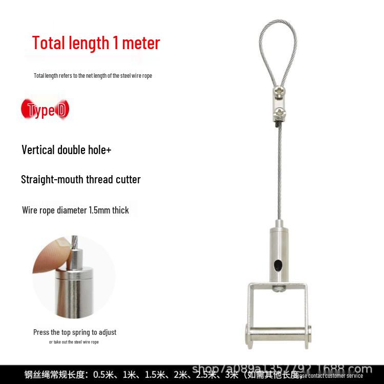 Stainless Steel Safety Cable for Hanging and Securing Signs or Lighting