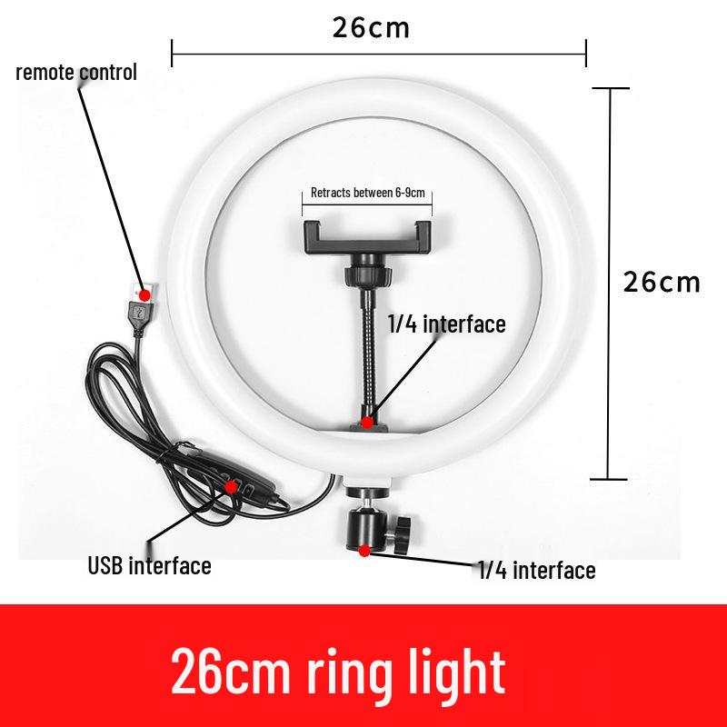 Universal Tripod Mount: Mobile, Tablet & Camera Adapter for Horizontal/Vertical Shooting - Live Streaming Accessory Clip