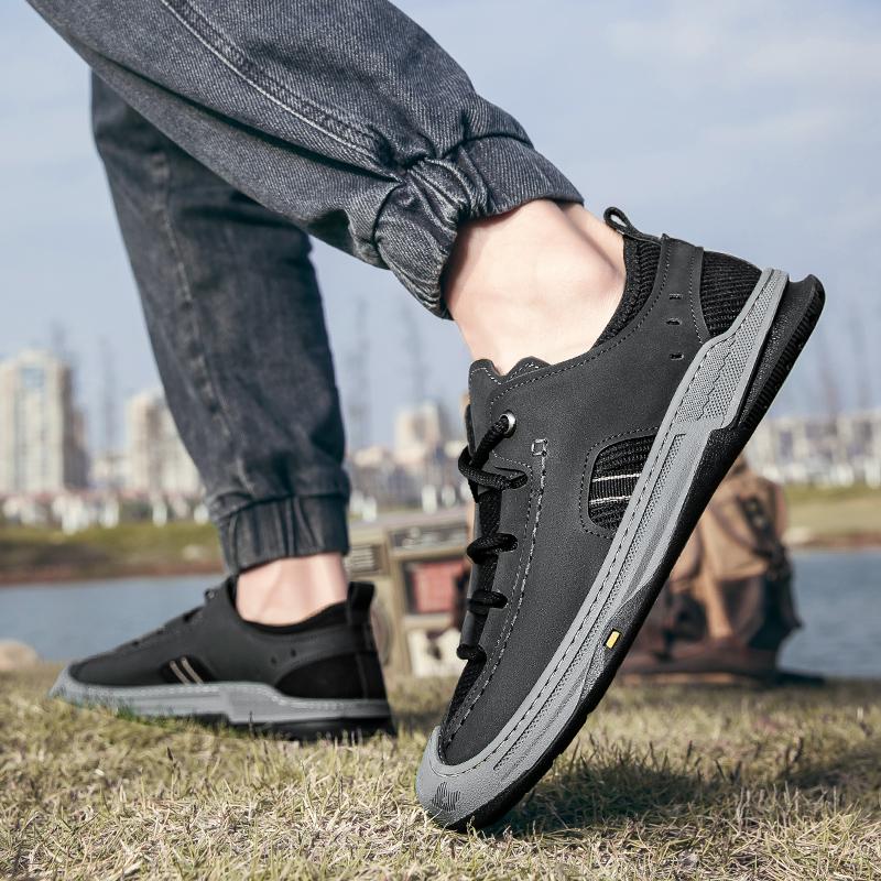 Fashion Lightweight Walking Sneakers Non-Slip Comfortable Gym Sports Shoes Casual Athletic Work Shoes Men's Breathable Running Shoes