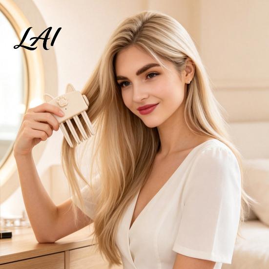 Hair Styling Accessories 2Pcs Heated Volume Clip for Roots Rechargeable Volumizing Tool Fine Salon Quality Flat Hair Cordless Root Lifter Comb with