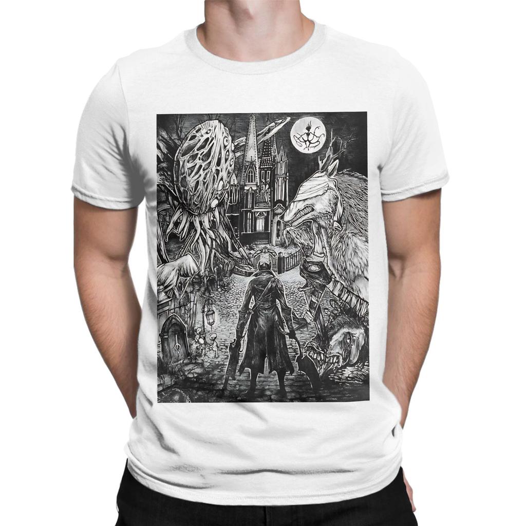 T-shirt Nera Bloodborne Novità 100% Cotone T-shirt Bloodborne Top Per Unisex