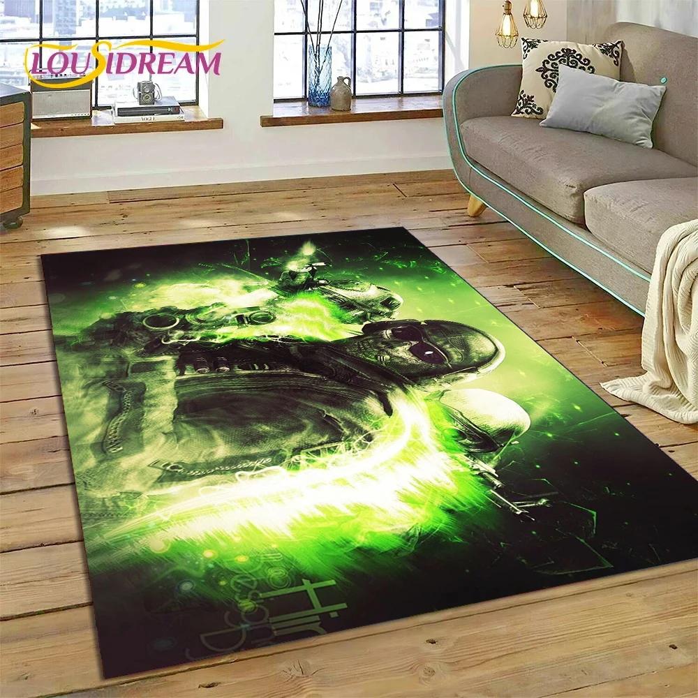 Call of Duty War Game Gamer COD Teppich für Schlafzimmer Wohnzimmer Zuhause Sofadekoration, Kinder Spiel Große Dekoration Bodenmatte Geschenk