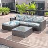 Rutschfeste Outdoor-Sofa-Kissenbezüge mit tropischem Druck, Möbelschutz, Ersatz für einzelne Sitzkissen