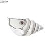 Creative Silver Plated Conch Ashtray Desk Decoration Smoking Accessories Portable Windproof Ceramic Ashtray Gift for Boyfriend