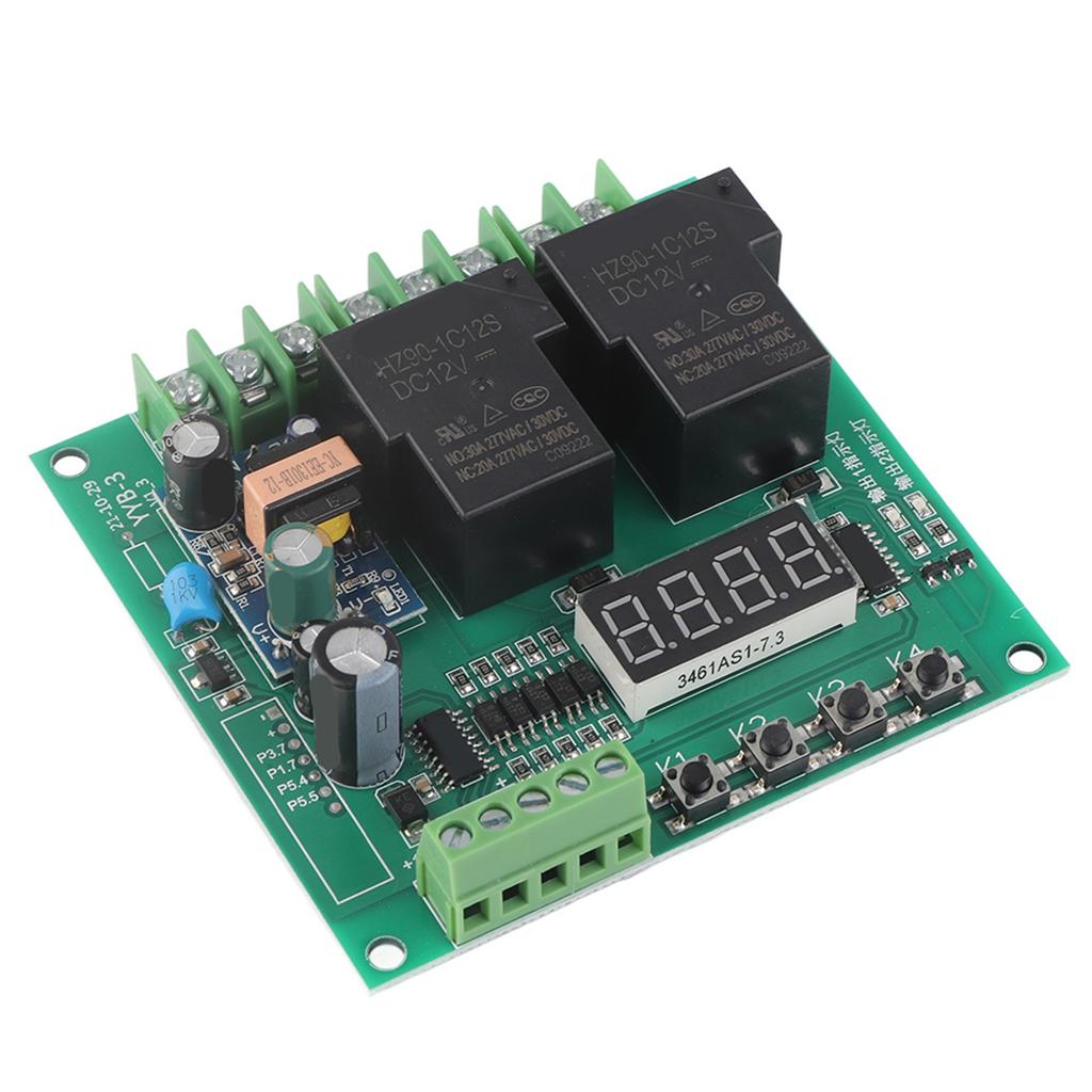 220V Motor Forward  Reverse Control Board Two Relay Delay Timing Cycle Module