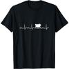 Samoyed Heartbeat Samoyed Dog Puppy T-Shirt for Men Women