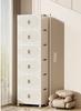 Folding Storage Box Storage Cabinet With Wheels Multifunctional Box With Pulley Household Sorting Wardrobe Organizer Container