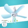 Compact Silent Ceiling Fan for Dorms and Bedrooms