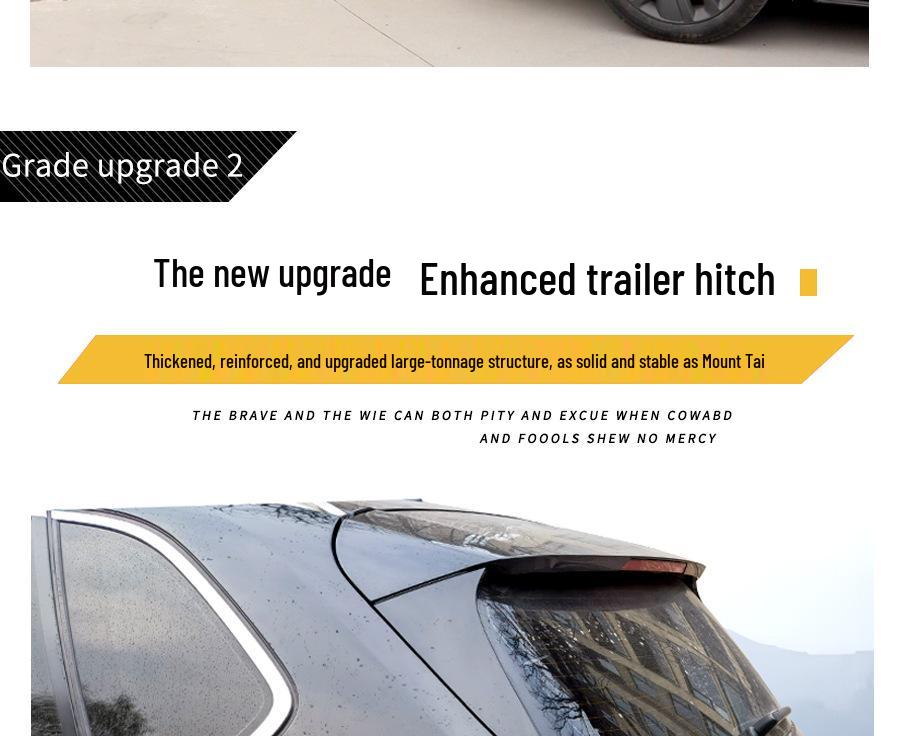 Reinforced Trailer Hitch for BMW X-Series (X5, X6, X1, X3, X4) and Rogue Tow Bar