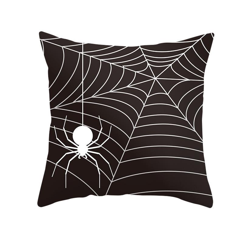 

45x45cm Maple Pumpkin Printed Thanksgiving Decor Pillow Fall Harvest Peach Skin Sofa Cushion Cover 45x45cm