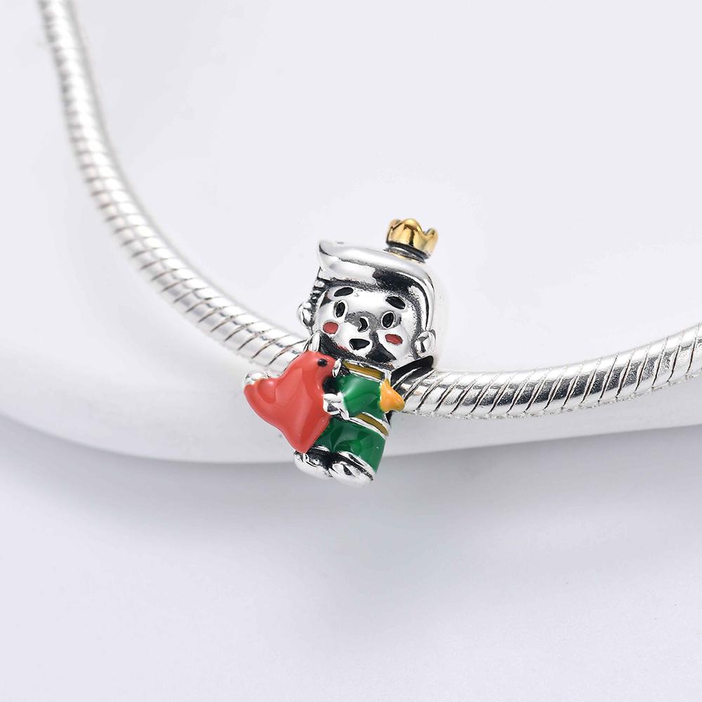 High Qualitypure Copper Boys Girllittle Prince Opera Charm Beads Fit Bracelets Original Diy Fashion For Women Party Gifts