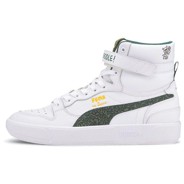 

Пума г-н. Кроссовки унисекс Doodle x Sky LX Mid Wavy Doodles White Posy-Green Black 374219-01