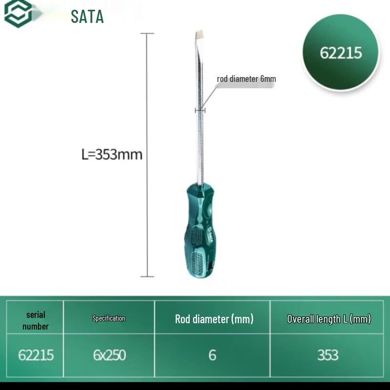 SATA A-Series Phillips & Flathead Screwdriver 62215